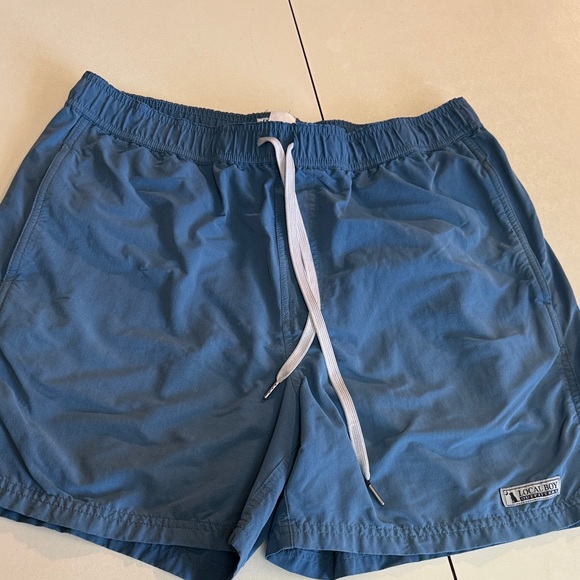 Local Boy Outfitters Men's Large Classic Blue Swim Trunks - Picture 1 of 4
